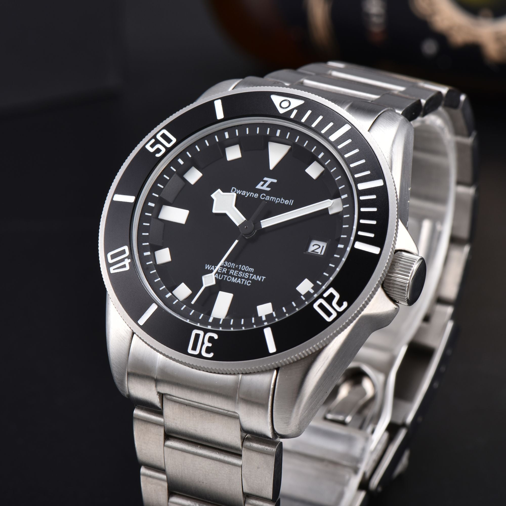 Dwayne Campbell Automatic Mechanical Watch