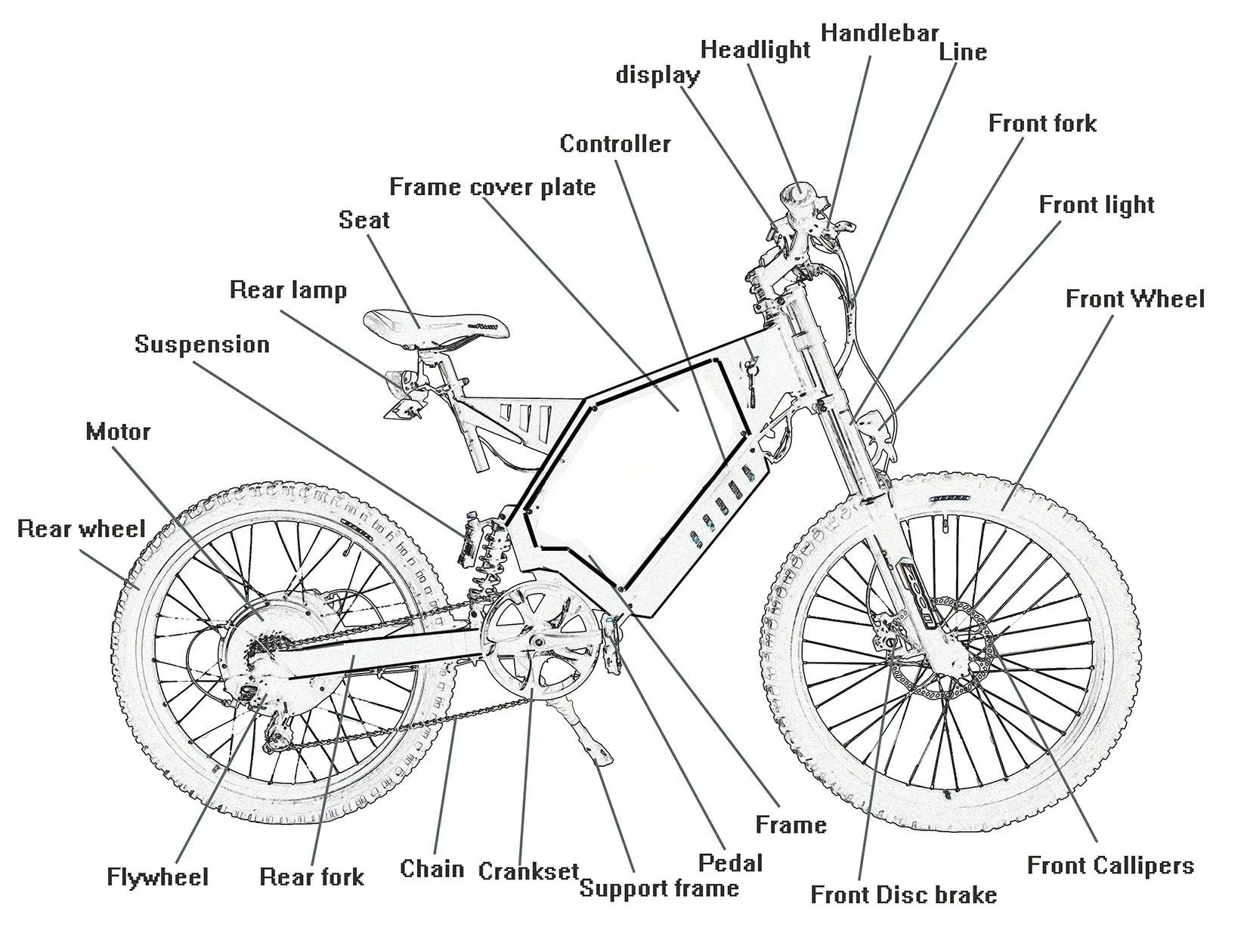 YTYIN 24" Men's Mountain Bike