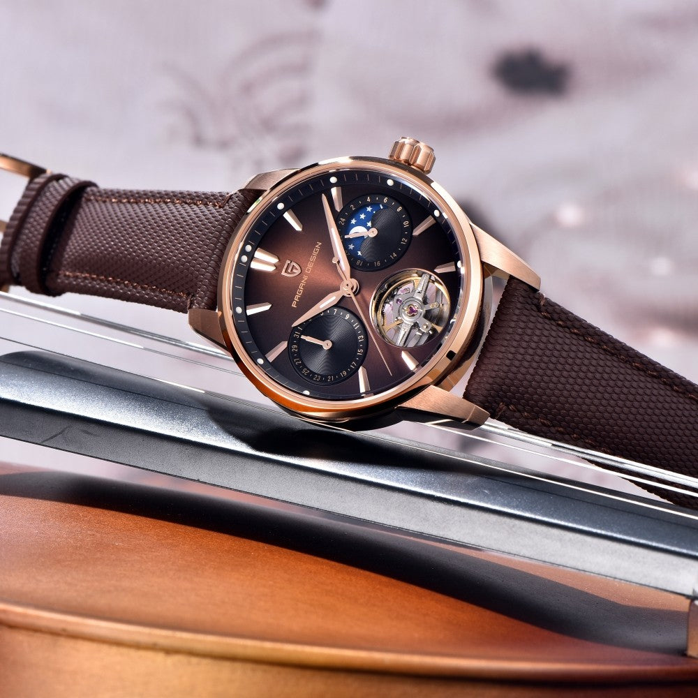 PAGANI DESIGN PD-YS021: Luxury Skeleton Mechanical Watch
