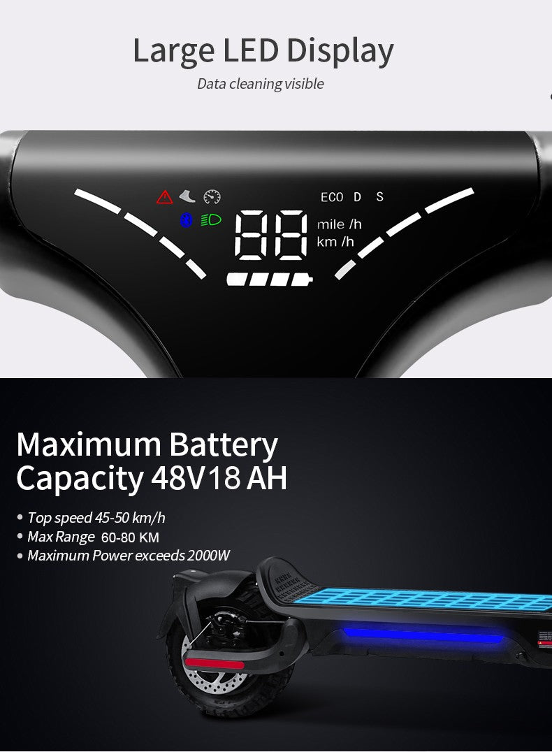 BoleRider S9 PLUS Foldable Electric Scooter