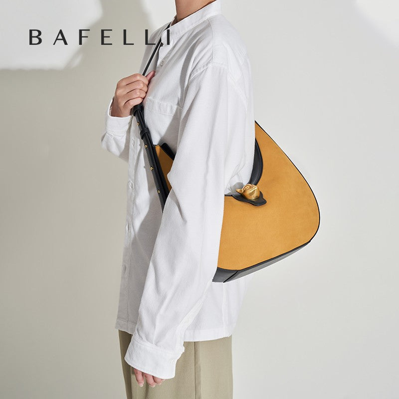 BAFELLI Women's Genuine Leather Hobo Bag