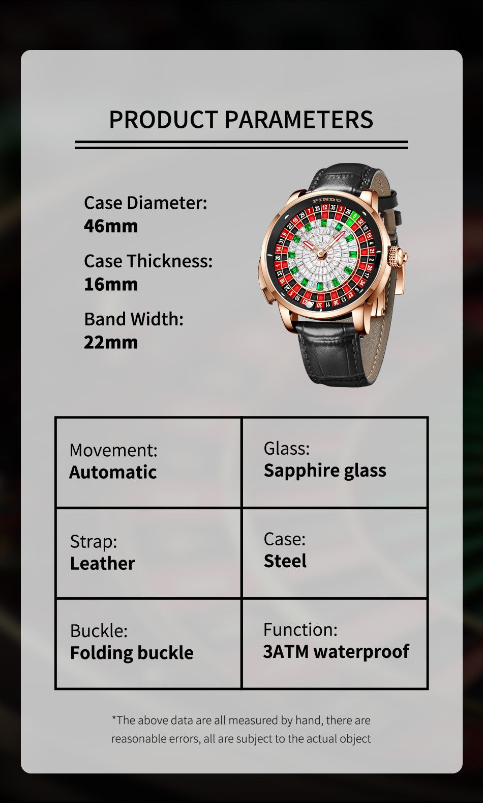 P6628 Limited Edition Skeleton Watch