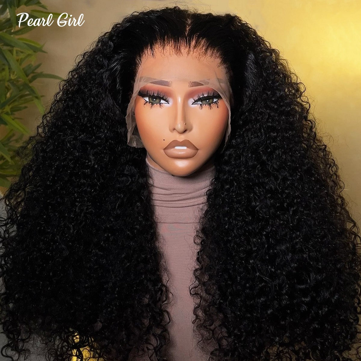 Pearl Girl Kinky Curly Vietnamese Human Hair Wig