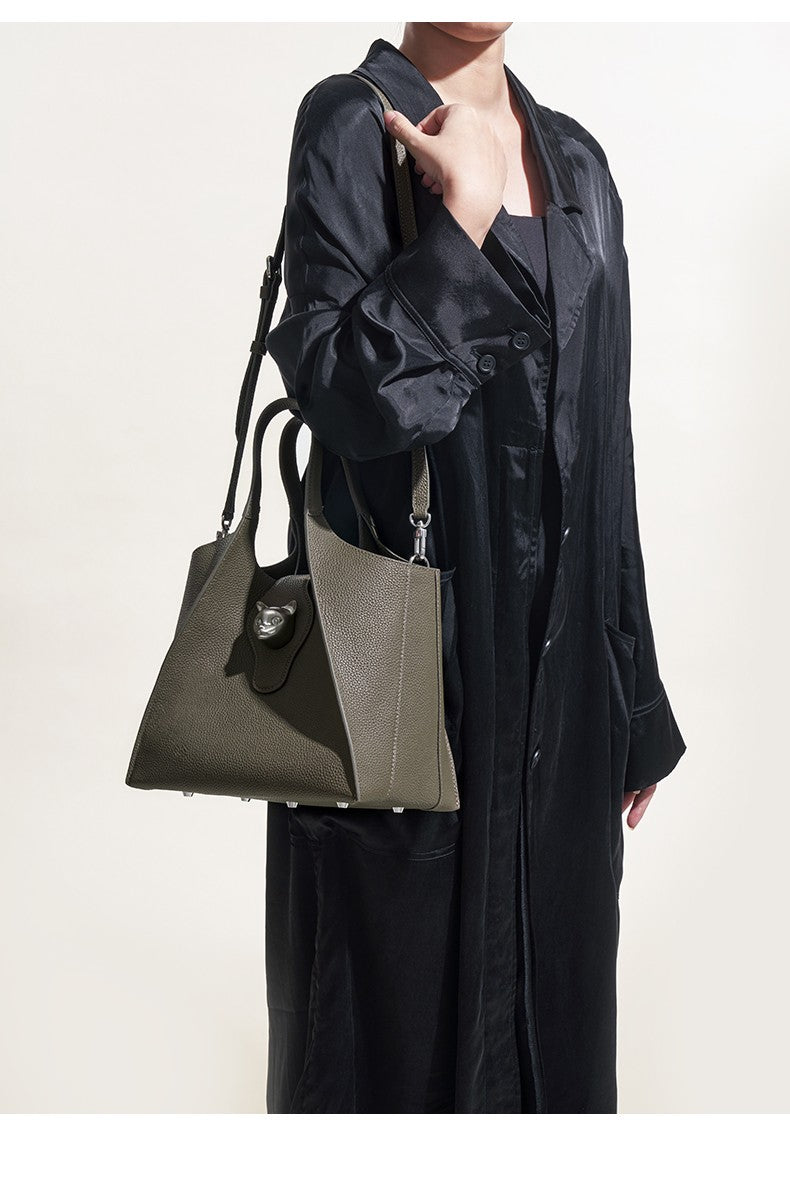 BAFELLI Unisex Genuine Leather Tote Bag