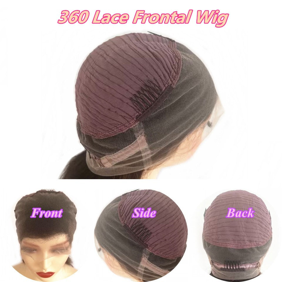 Lace Frontal Body Wave Wig, Raízes marrons, Ombre Blonde, 13x4 Lace Front Peruc