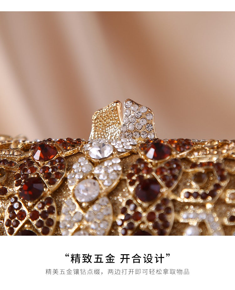 Women's Diamond Minaudiere Clutch