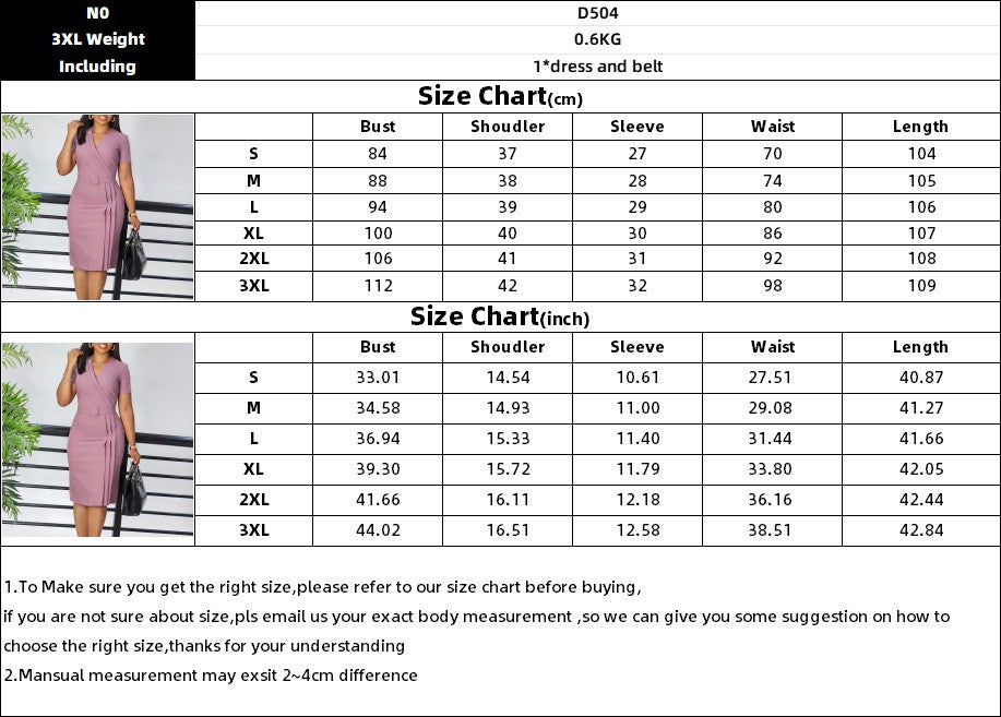 LZJV V-Neck Pencil Dress