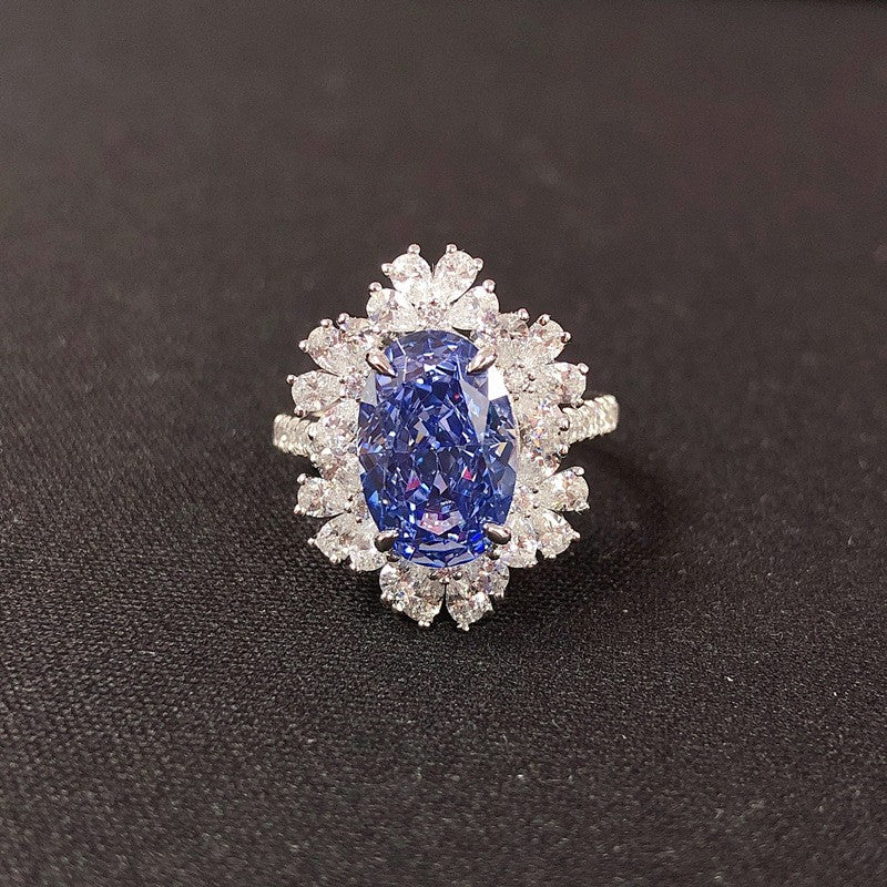 Women's Trendy Platinum Cocktail Ring