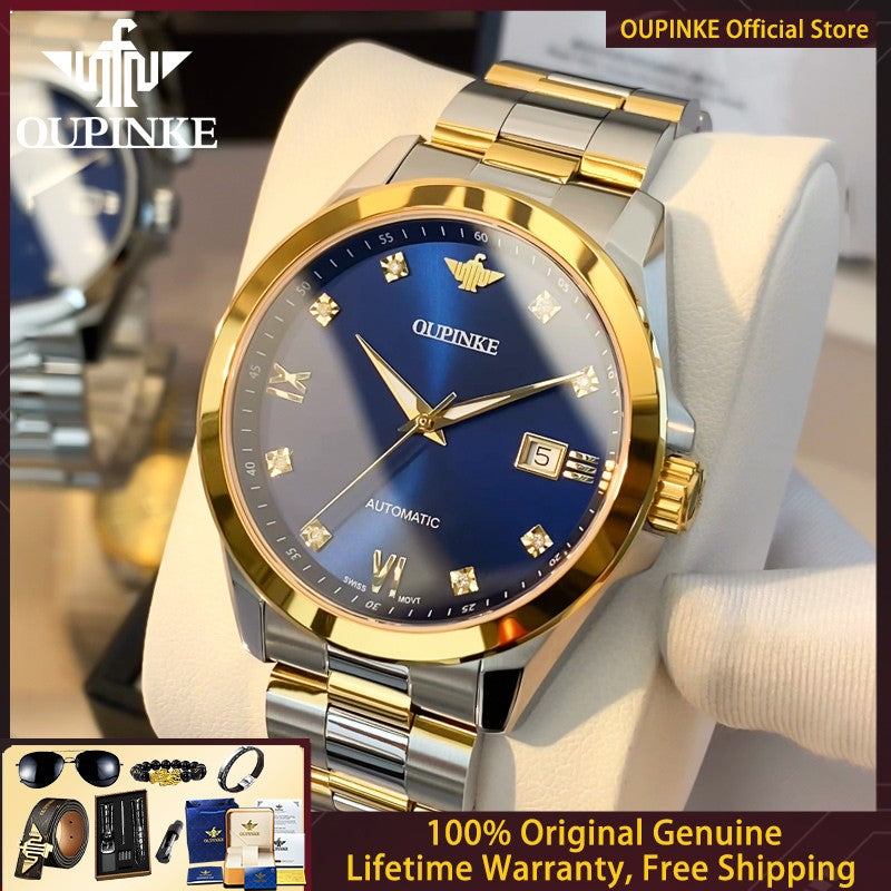 OUPINKE 3199 Luxury Skeleton Watch