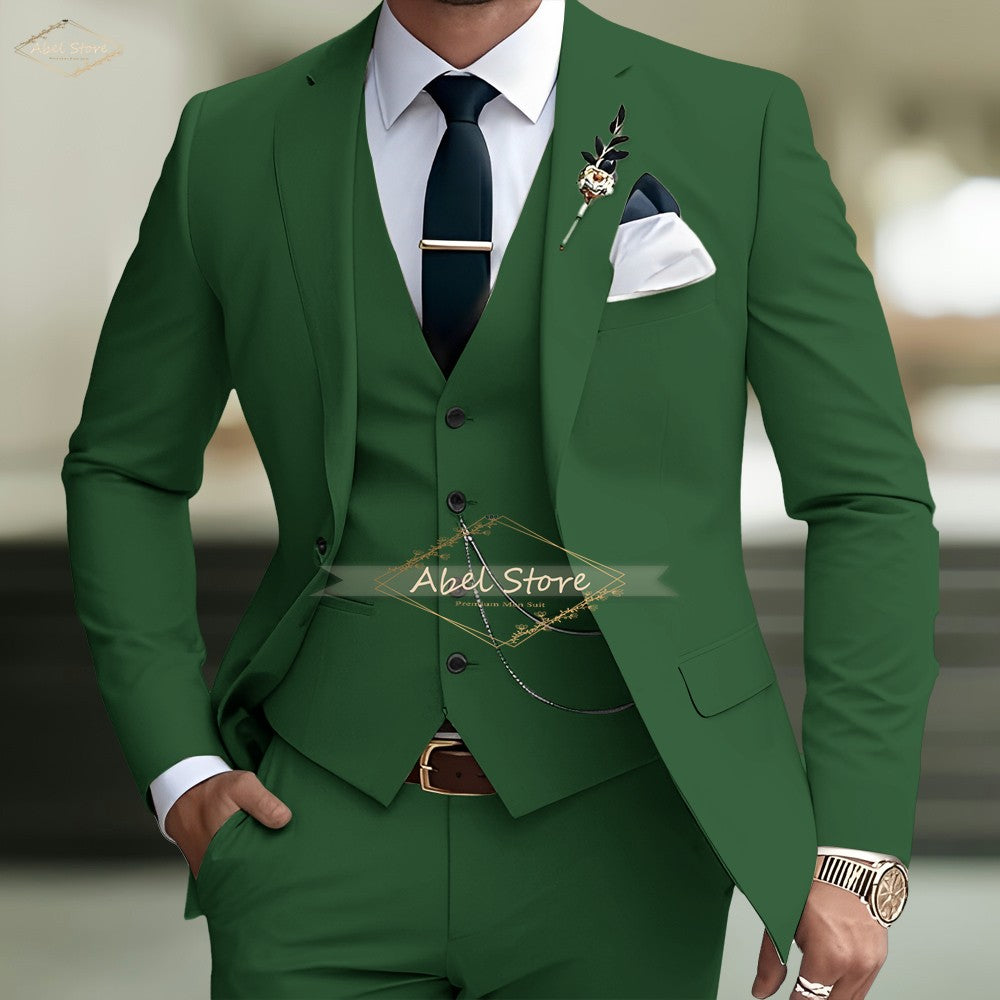 Men's Slim-Fit Wedding Suit