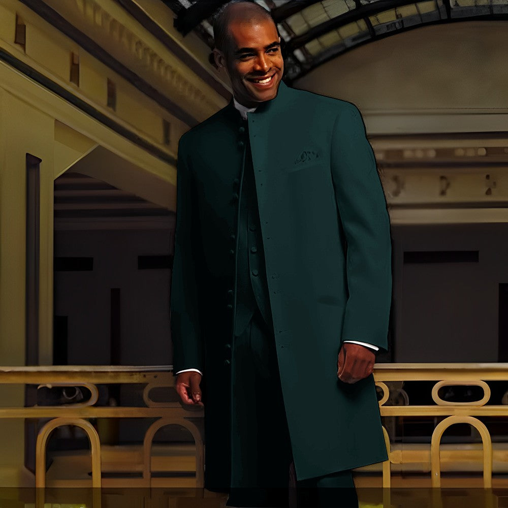 Men's Loose-Fit Wool Suit