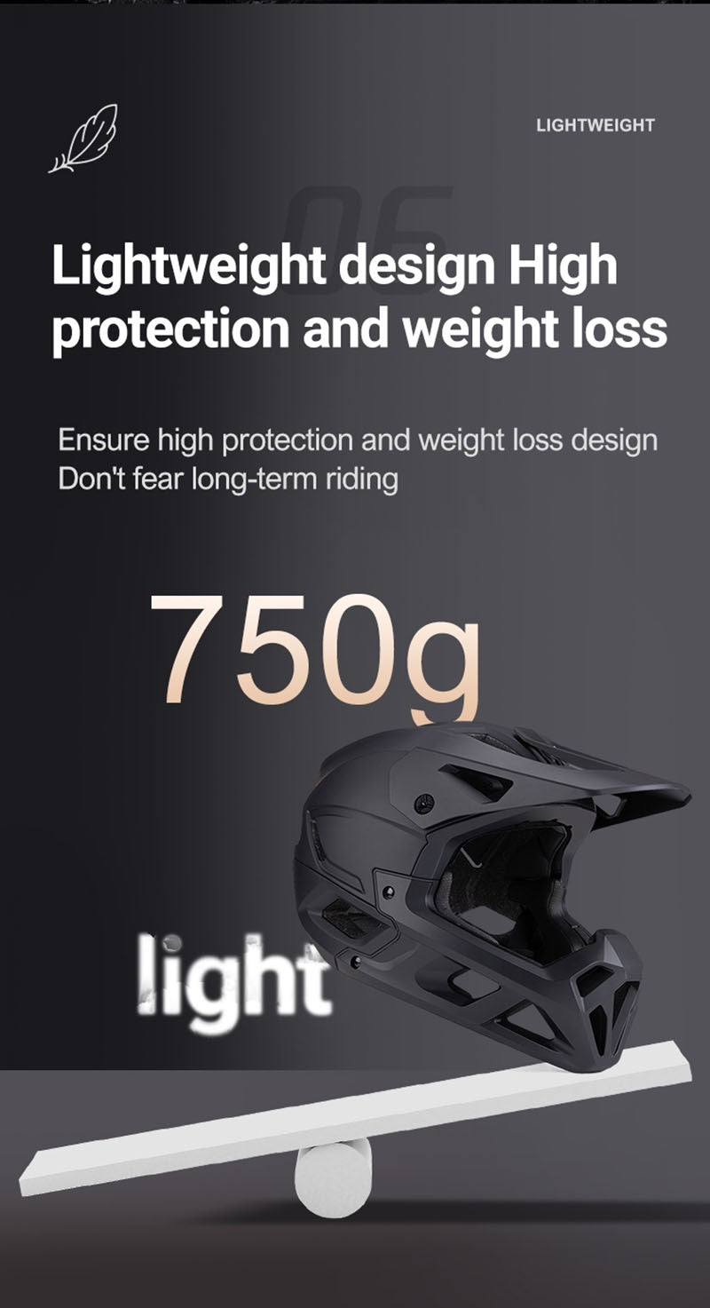 Horntour HT-58 Full-Face Cycling Helmet