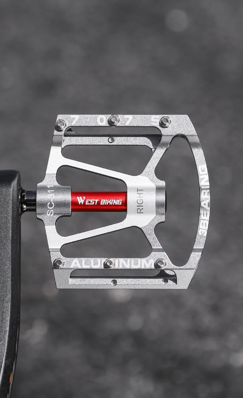 West Biking 3 Bearing Ultralight Bike Pedals
