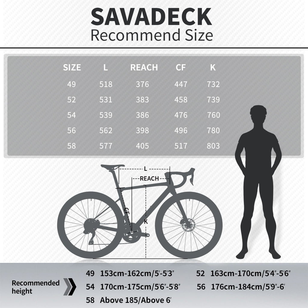 SAVA Carbon Fiber Road Bike with Shimano Ultegra Di2