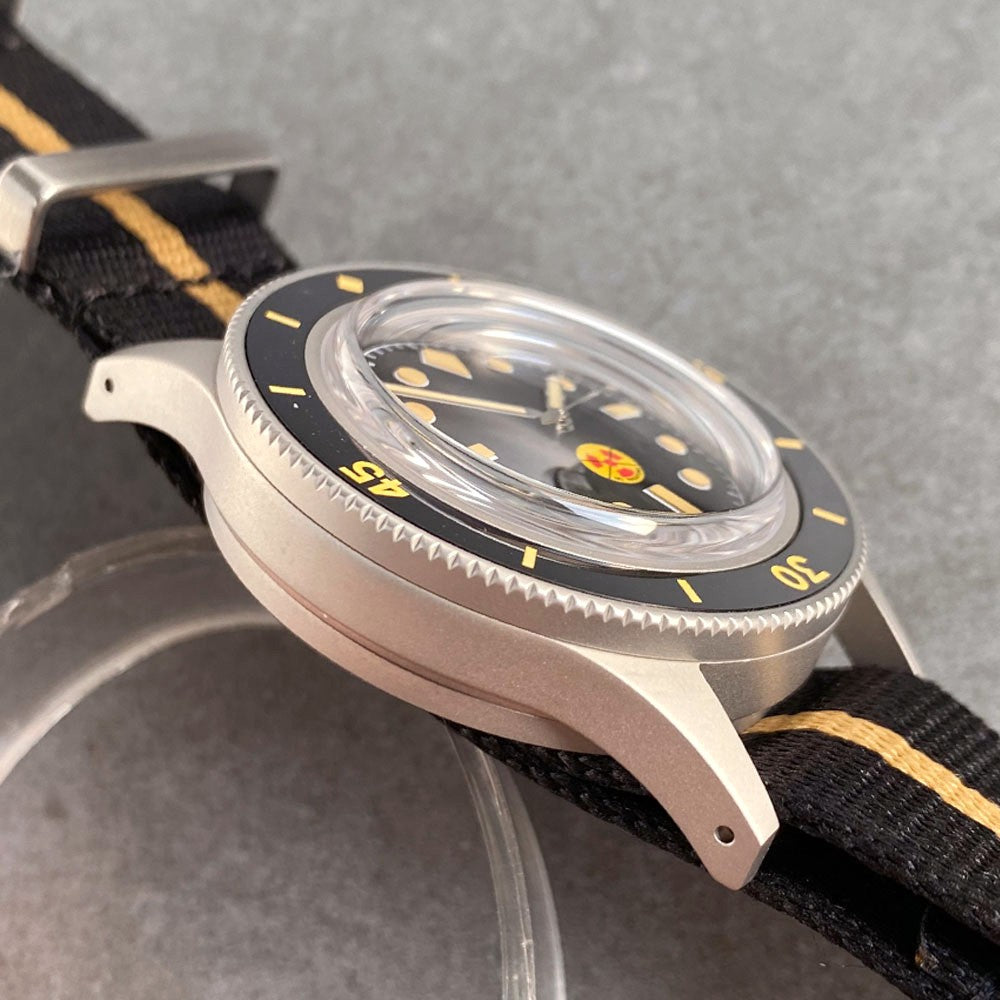 Tandorio Automatic Diver Watch: Sapphire Crystal & 200M