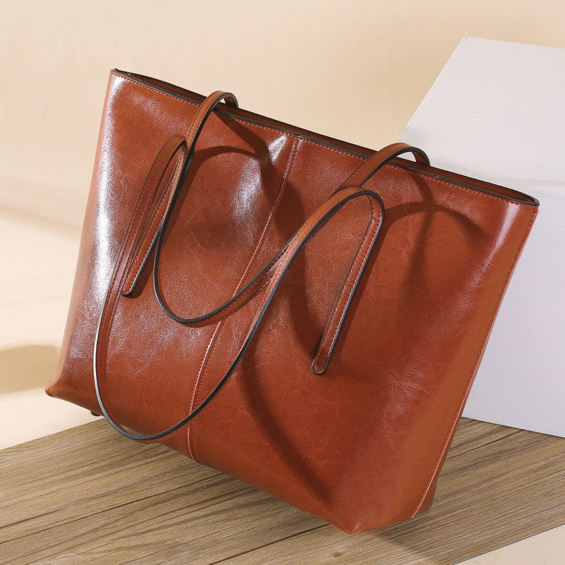 HTLT Genuine Leather Tote Bag