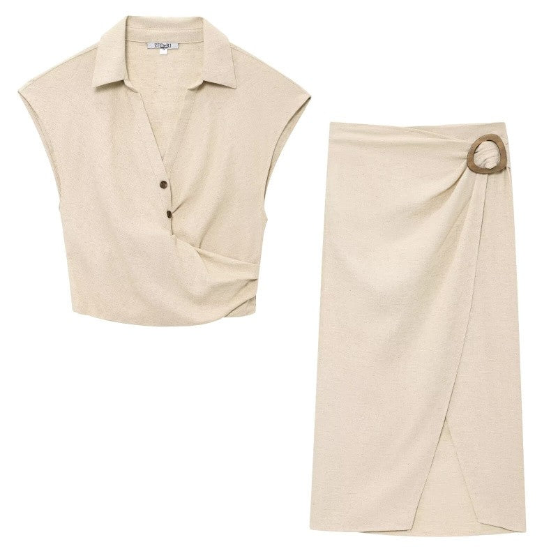 ETJ A-Line Pleated Dress