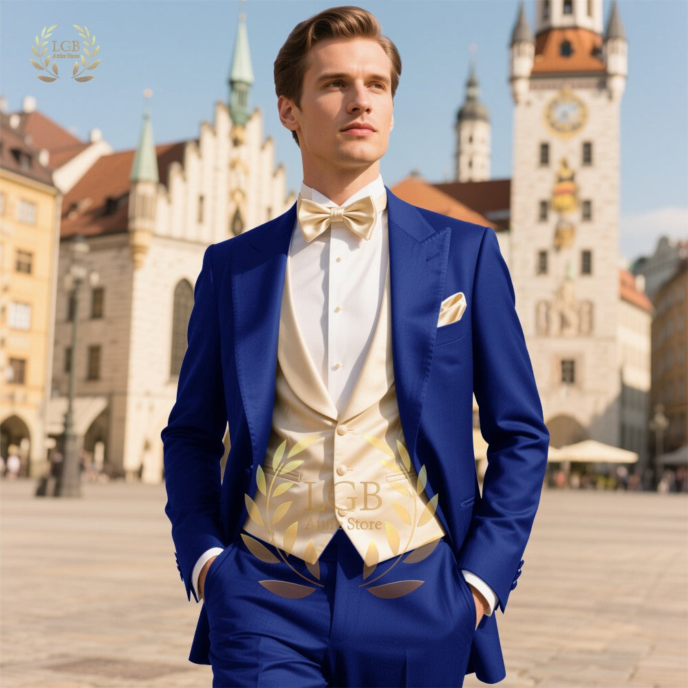 Men's Classic Straight-Fit Banquet Suit