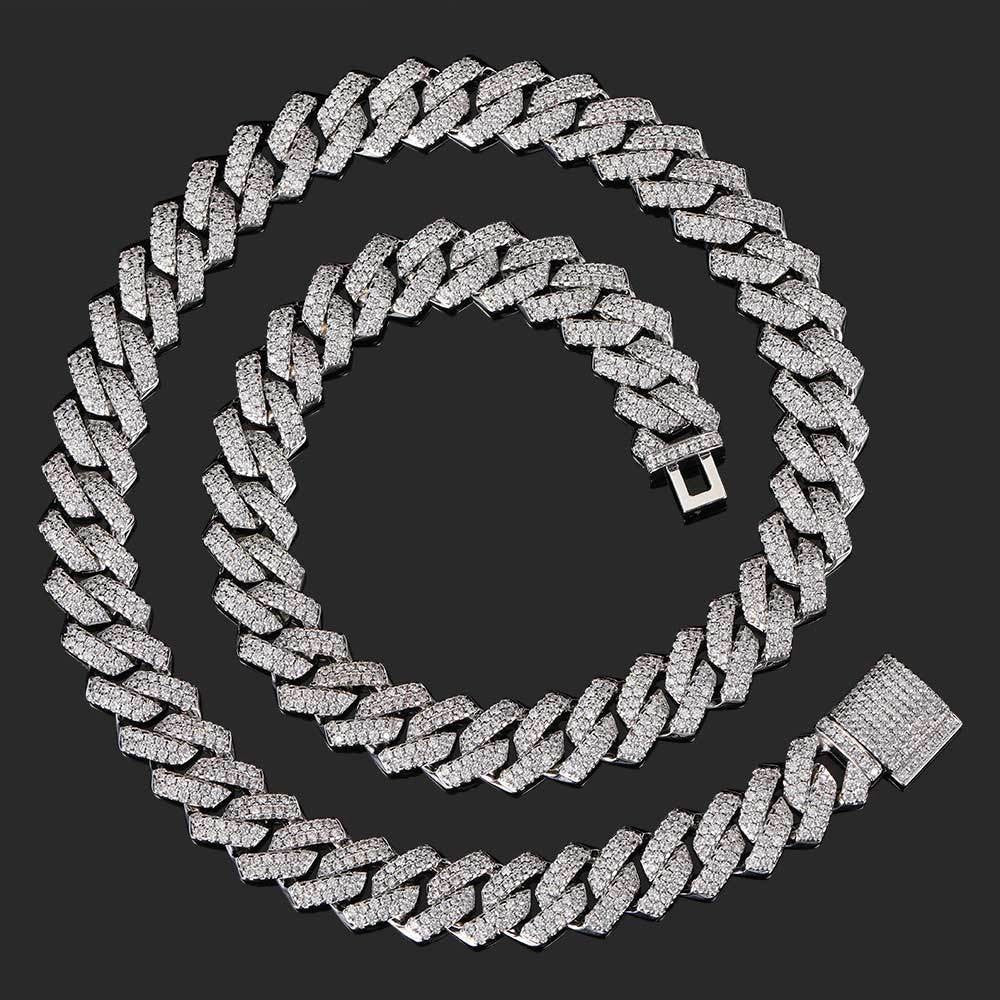 KNOBSPIN Moissanite Cuban Chain