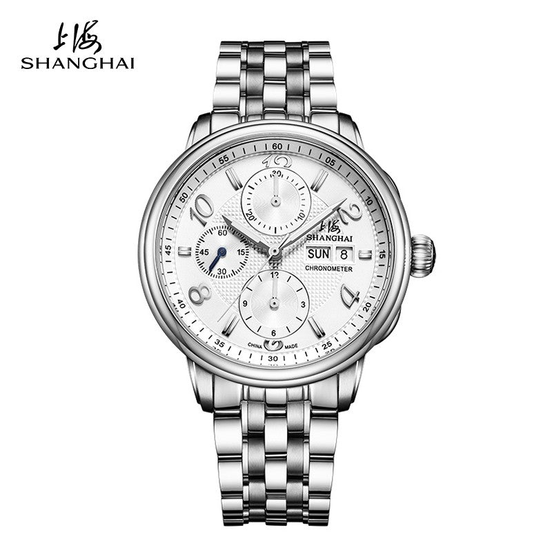 Shanghai 9001 Mechanical Chronograph Watch