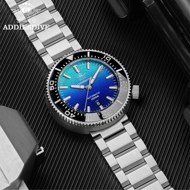 ADDIESDIVE "Burning Clouds" Professional Dive Watch