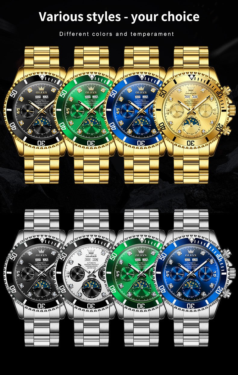 OLEVS 6729 Automatic Mechanical Sport Watch