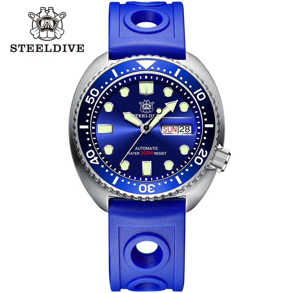 STEELDIVE SD1972 Automatic Diver Watch: NH36 Sapphire Edition
