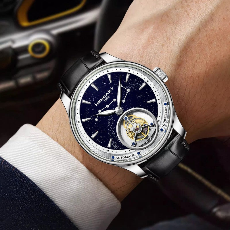 HENGARY HG1016 Luxury Tourbillon Watch