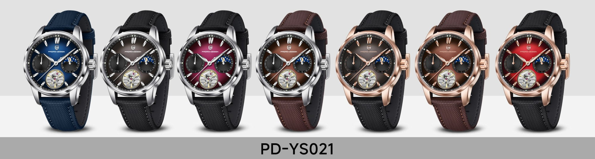 PAGANI DESIGN PD-YS021: Luxury Skeleton Mechanical Watch