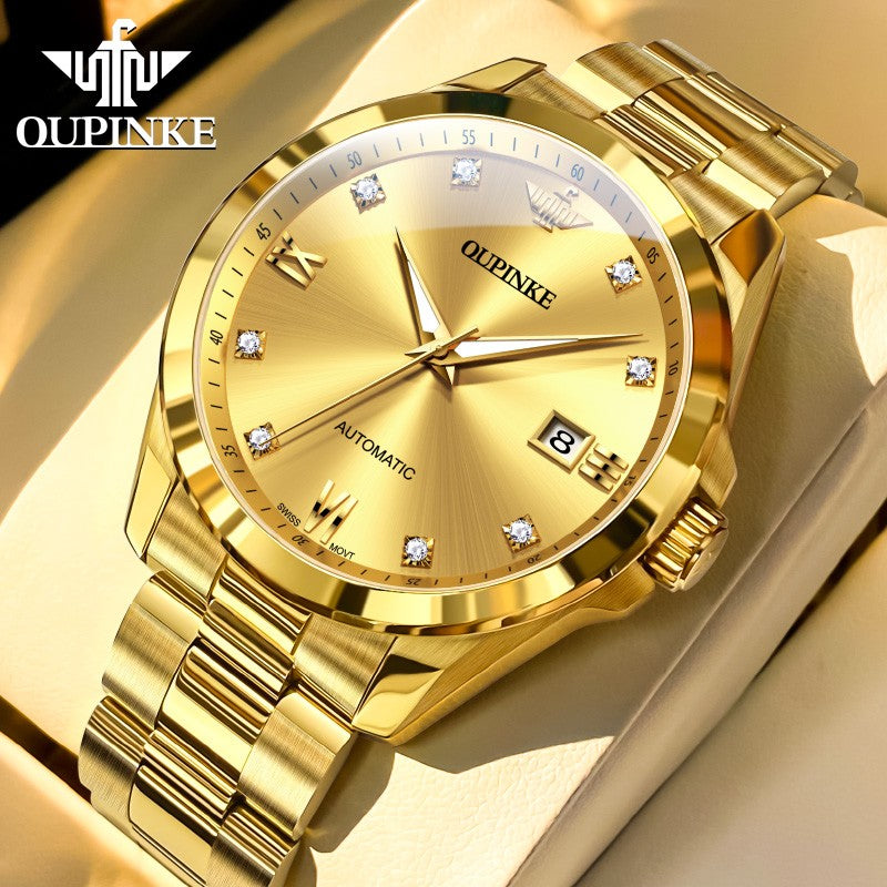 OUPINKE 3199 Luxury Skeleton Watch