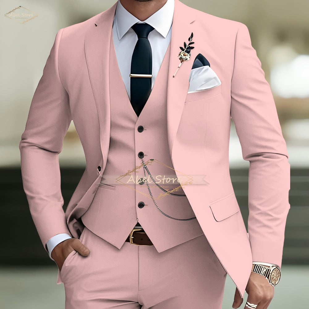 Men's Slim-Fit Wedding Suit