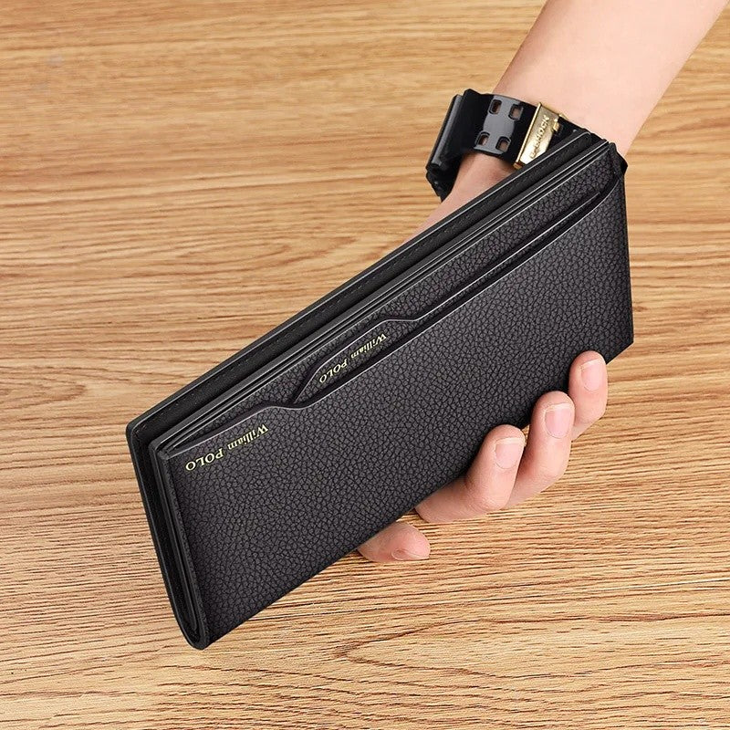 Genuine Leather Multi-Card Wallet
