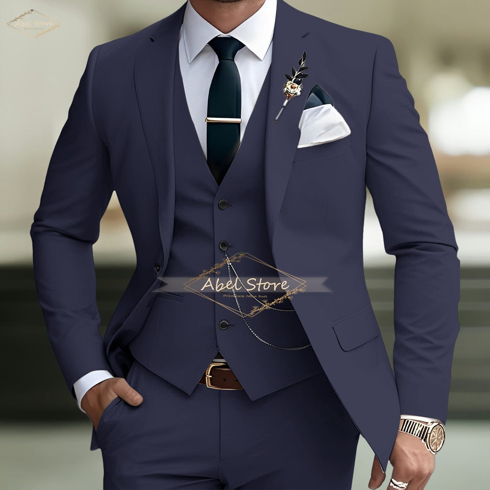 Men's Slim-Fit Wedding Suit