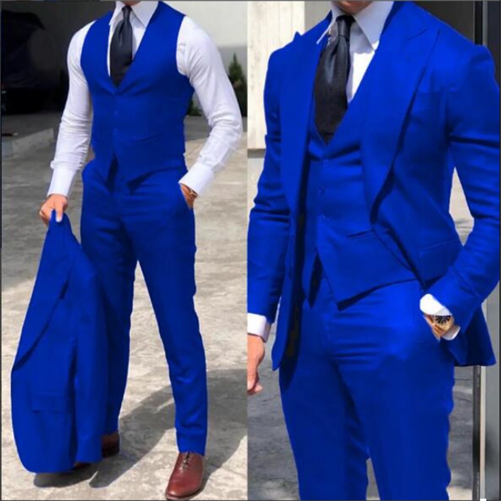 Men's Slim-Fit Smart Casual Suit