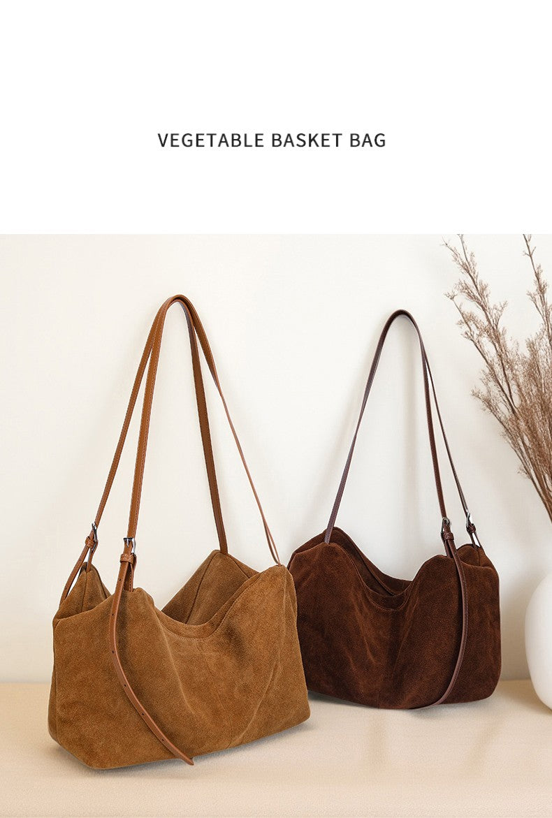 MALLUO Women's Genuine Leather Tote Bag