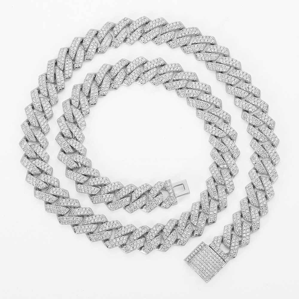 KNOBSPIN Moissanite Cuban Chain