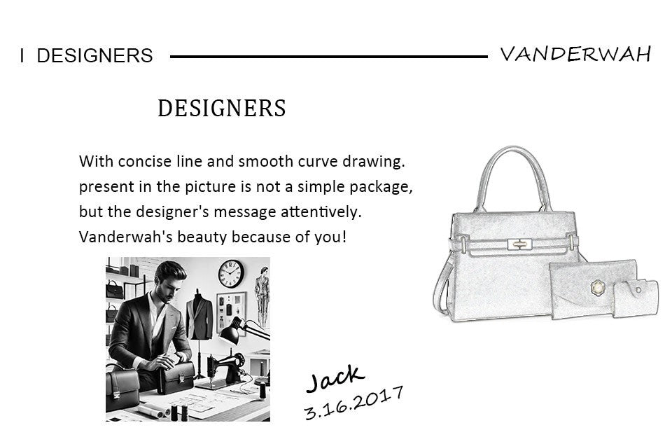 VANDERWAH Women's Designer-Style Handbag