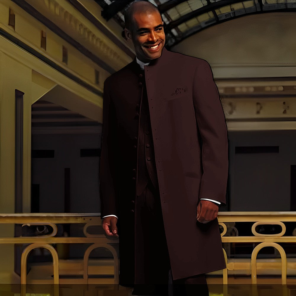 Men's Loose-Fit Wool Suit