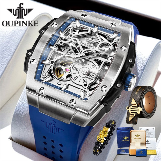 Oupinke 3213 marca original relógio de pulso automático masculino high-end lux