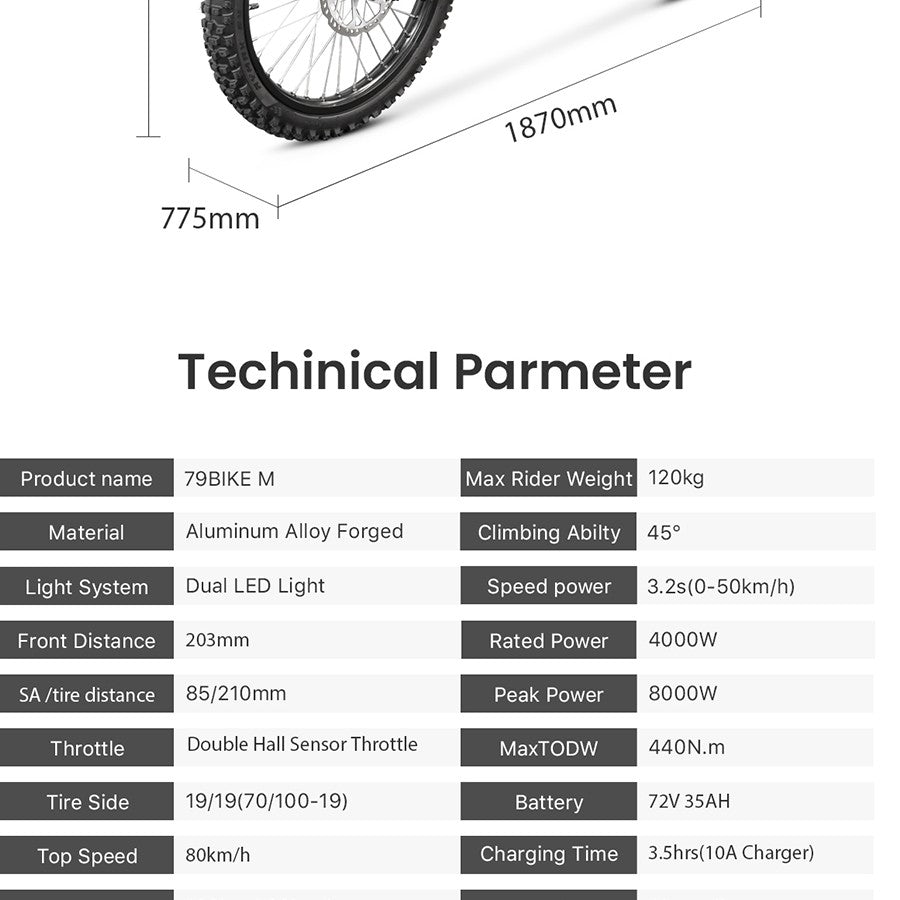 TOURWHEEL Falcon M Off-Road Electric Bike   This