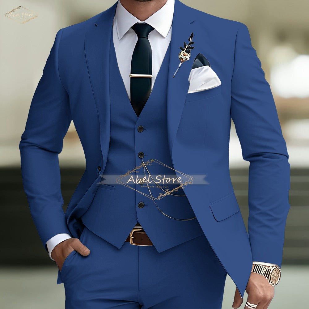 Men's Slim-Fit Wedding Suit