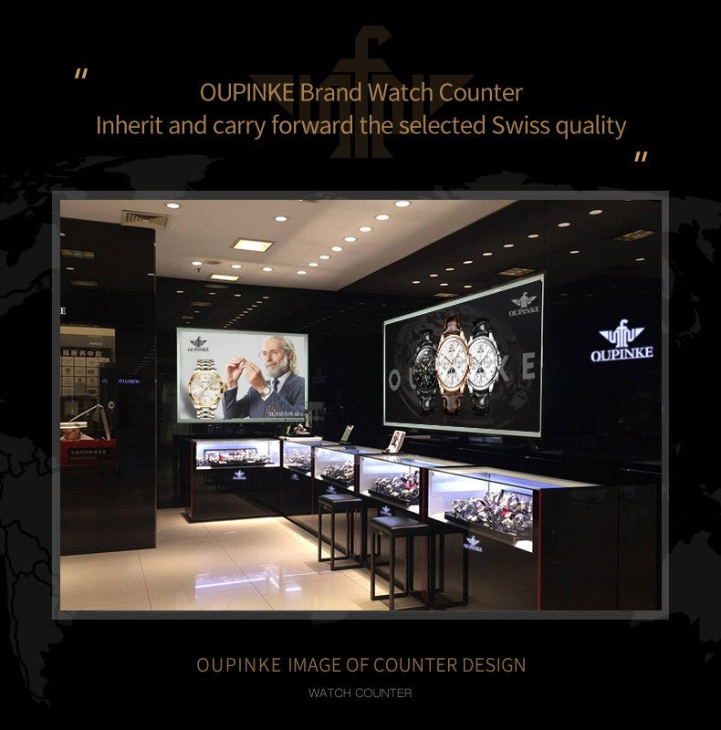 OUPINKE 3189 Luxury Automatic Mechanical Watch