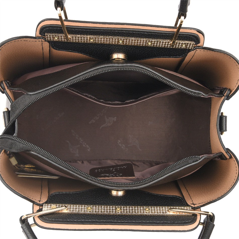 VANDERWAH Women's Microfiber Leather Handbag