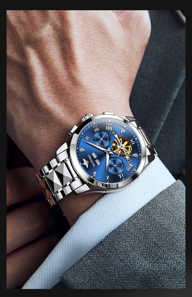 OUPINKE 3240 Skeleton Flywheel Multifunctional Automatic Mechanical Watches for Men 44mm Big Dial Tungsten Steel Luxury Watch OUPINKE 3240 Skeleton Flywheel Multifunctional Automatic Mechanical Watches for Men 44mm Big Dial Tungsten Steel Luxury Watch