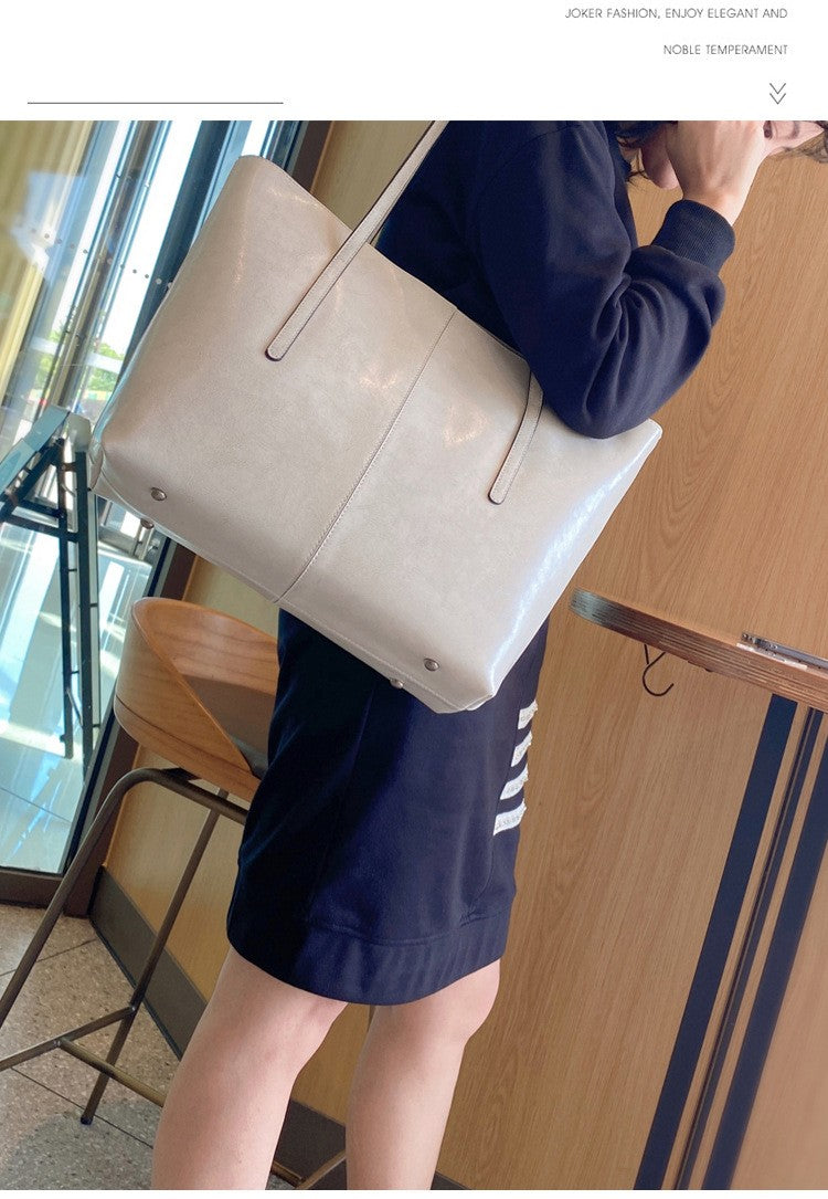 HTLT Genuine Leather Tote Bag