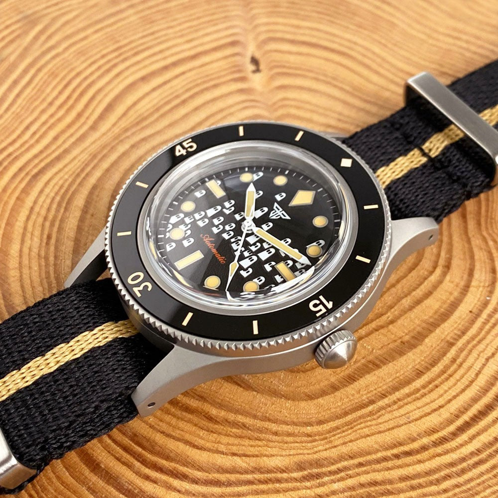 Tandorio Automatic Diver Watch: Sapphire Crystal & 200M