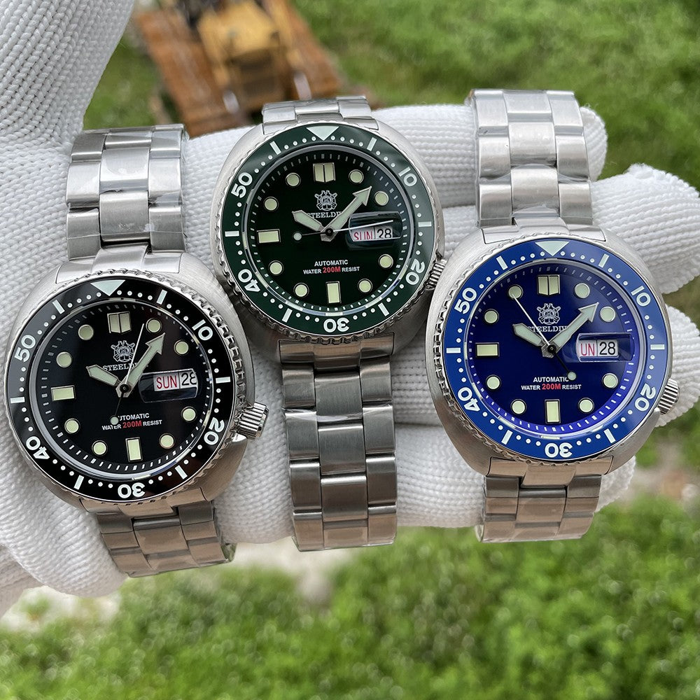 STEELDIVE SD1972 Automatic Diver Watch: NH36 Sapphire Edition