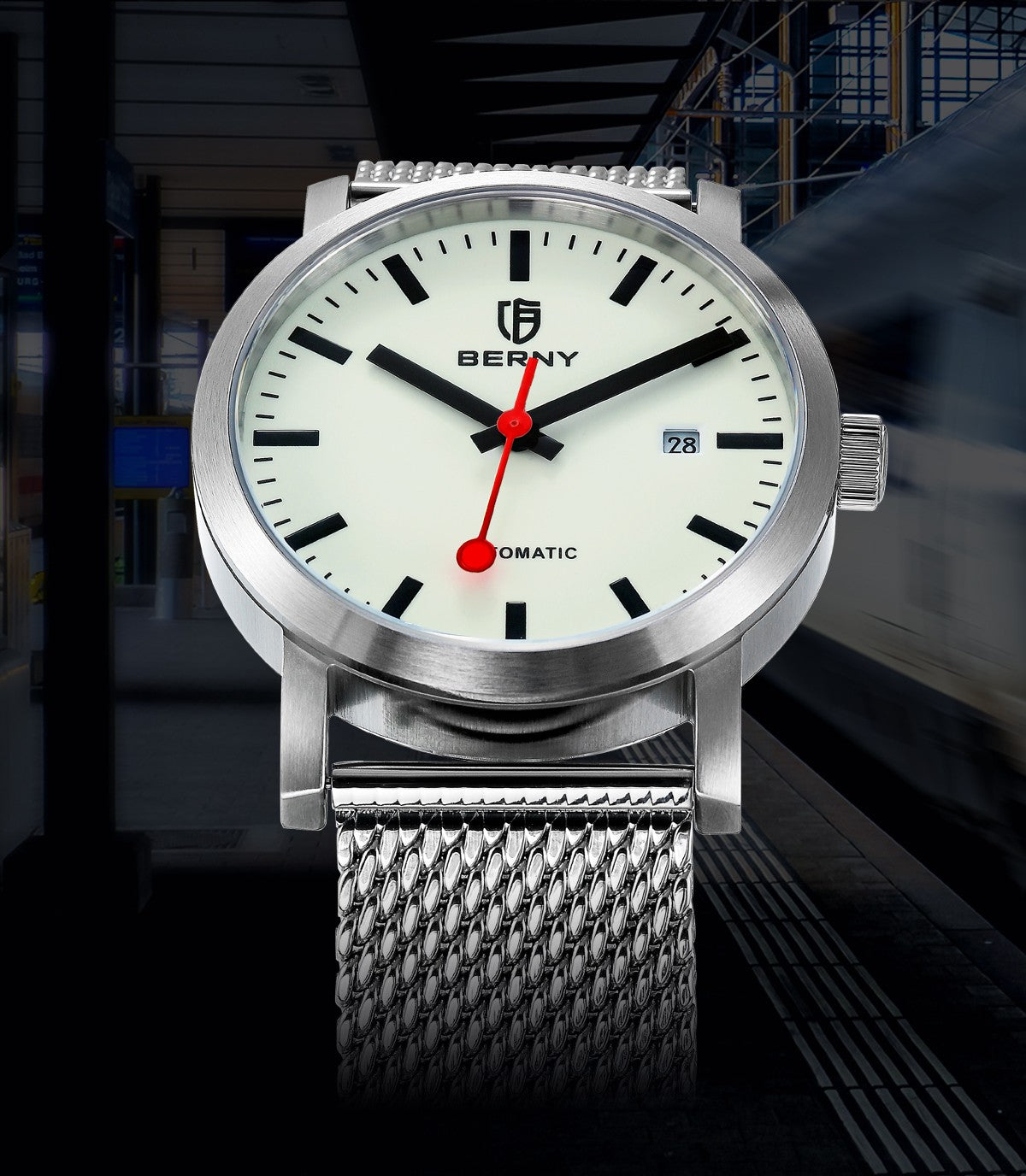 BERNY AM138MS-L Automatic Mechanical Watch