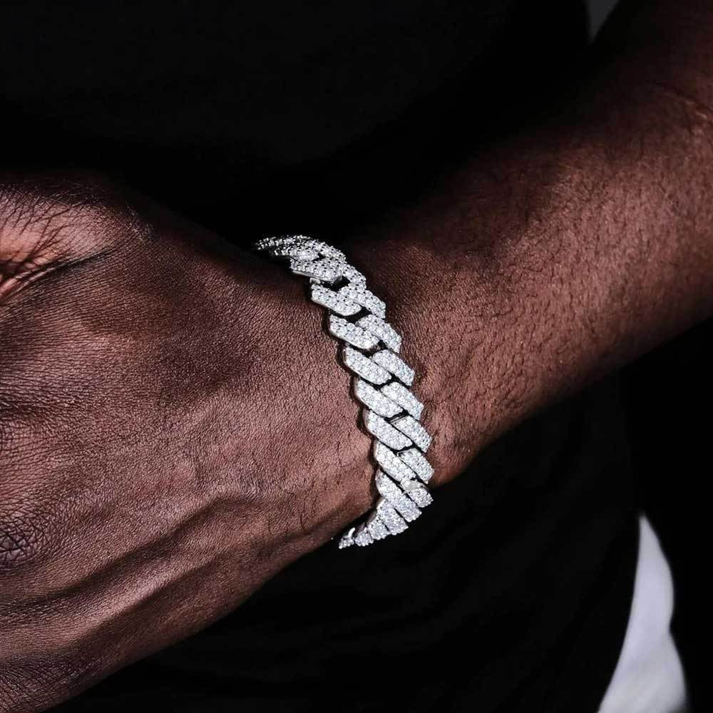 KNOBSPIN Moissanite Cuban Chain