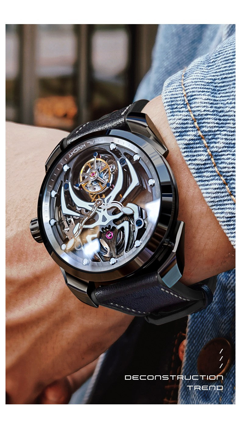 IDEAL KNIGHT 6802 "Luminous Spider" Mechanical Watch